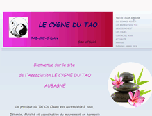 Tablet Screenshot of le-cygne-du-tao.com